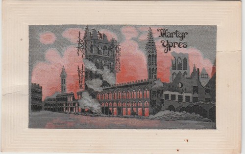 World war martyr ypres silk - war, i