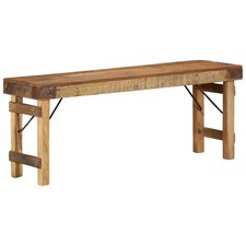 vidaXL Bench Beige 110 x 35 x