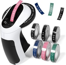 Embossing Label Maker 3D Vintage Embossed Label Maker Machine Omega Emboss Labe