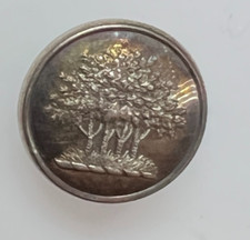 Antique Livery Button 4 Trees