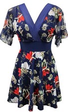 Vintage Style Swimming Costume With Sleeves Swim Dress with Boy Shorts Size 8-10