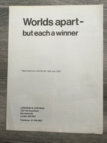 Rover 3500 brochure reprint - 3500,