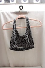 Gray Ribbed Polyamide Leopard