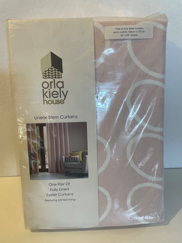 Orla kiely pink curtains - kiely,
