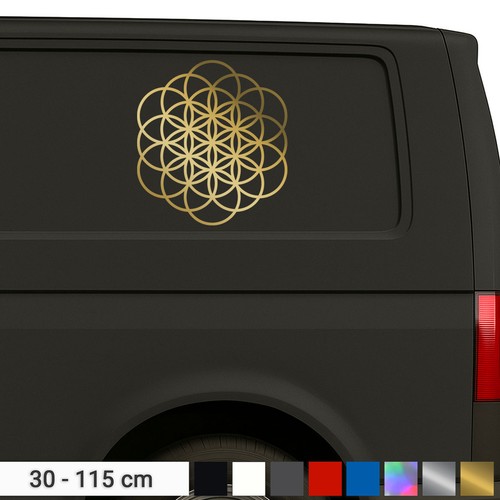 Flower life sticker yoga - life,