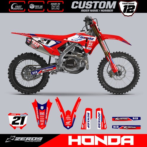 Honda motocross graphics - motocross,
