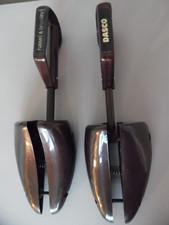 VINTAGE MENS SHOE TREES, "DRASCO - RUSSELL & BROMLEY" SPRUNG,  MEDIUM, GOOD COND