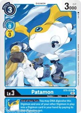 BT8-020 Patamon Common Mint Digimon Card