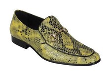 Mens Real Leather Snakeskin