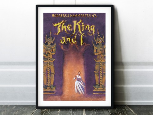 The king and - musical, poster