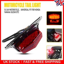 Universal Motorcycle Number License Plate Tail Brake Stop Tail Rear Light lamp