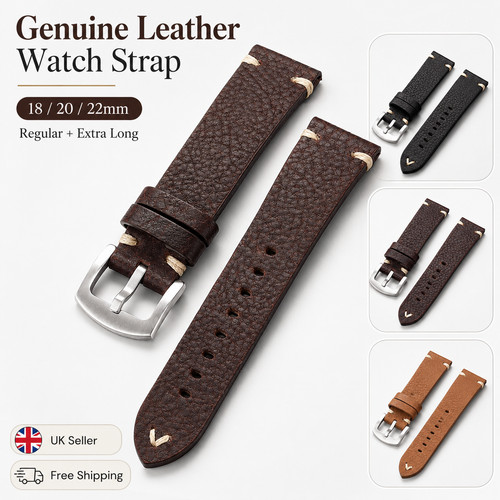 Genuine leather watch strap - genuine,