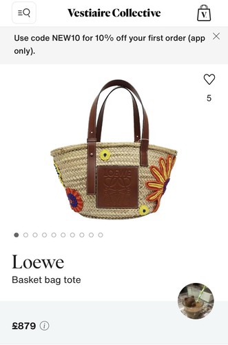 Loewe cesta flore natural - loewe,