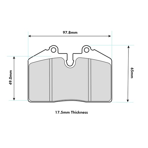 Pagid rsl29 rear brake pads - rear,
