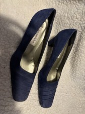Jacques Vert Ladies Blue Comfy Mother of The Bride Court Shoes Size 7 Worn Once