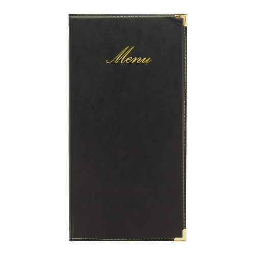 Classic leather menu - classic, faux