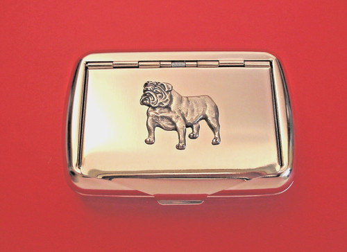English bulldog motif - motif, tobacco
