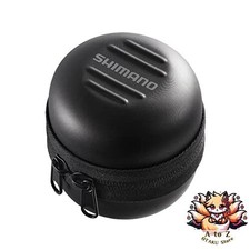 NEW Shimano Semi-Hard Reel Spool Guard PC-218W Size M Black Storage Case