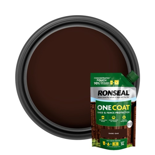 Ronseal one coat - shed, fence