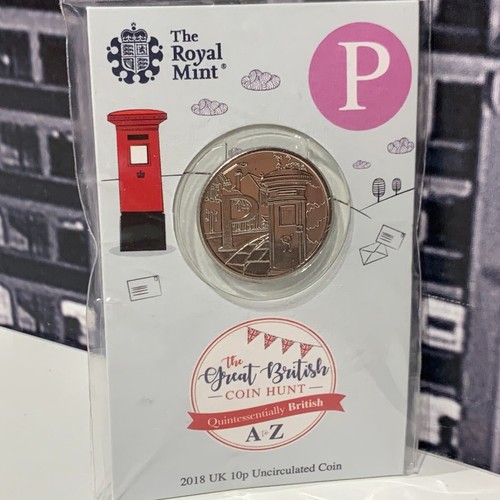 2018 10p alphabet letter coin - alphabet,
