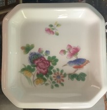 Wedgwood 'Cuckoo' bone china coaster excellent conditionfloral and bird pattern