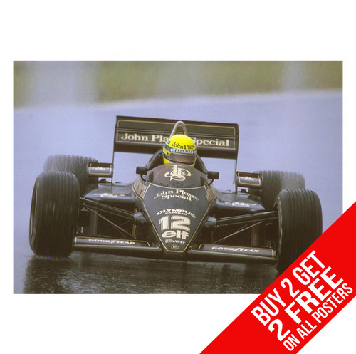 Ayrton senna poster helmet - poster, f1