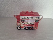 DECORATIVE "Double Decker Bus" NOVELTY TEAPOT