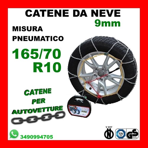 Approved car snow chains 9mm - snow,