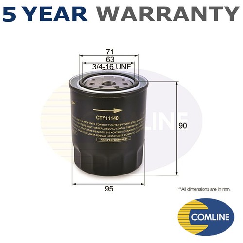 Comline oil filter fits - oil,