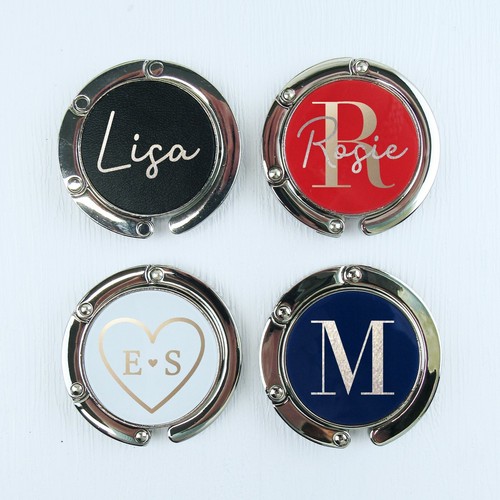 Personalised handbag hook - personalised,