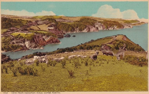 Combe martin view - martin., from