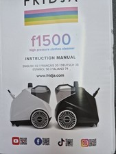 Fridja f1500 High Pressure Clothes Steamer 5 Bar 2200W – Black Inc Postage 