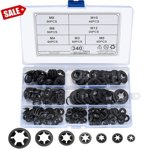 340pcs starlock washers push - 340pcs,