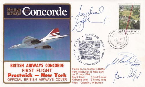 Concorde first flight - ba,