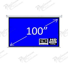 100" Electric HD Projector