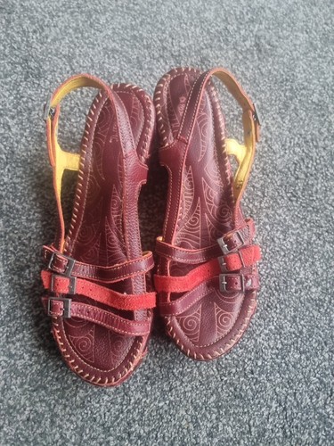 The art company leather wedge - the,