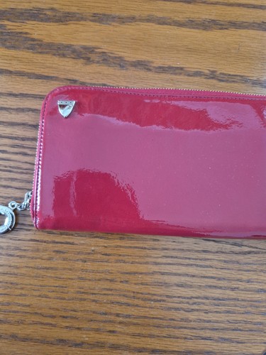 Red patent purse - red,