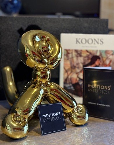 Jeff koons balloon - koons, gold