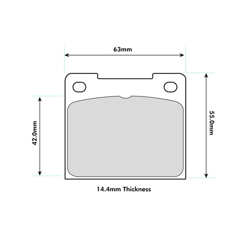 Mintex mrm1802 brake pads fits - mrm1802,