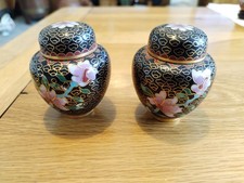 A pair of Chinese cloisonne