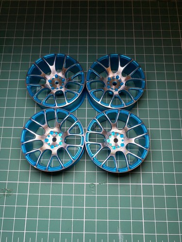 Drift wheels blue - rc, 1/10