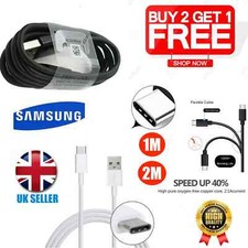 Type C USB-C Data Charging Cable Fast Charger Samsung Galaxy S8 S9 S10+ S20 Note