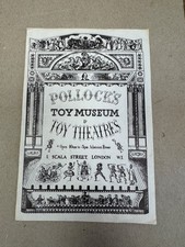 Vintage/Antique? Pollocks Toy Theatre Flyer
