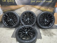 REFURBISHED GENUINE 742M BMW X5 X6 G05 G06 22" ALLOY WHEELS AND NEW TYRES
