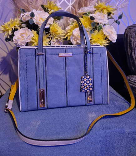 River island blue faux - blue, suede