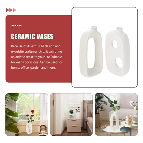 White ceramic art - white,