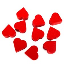 Heart Wound Markers x10 * Red
