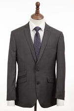 Men's Gibson Grey Suit Tailored Fit Wool