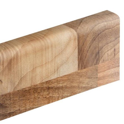 Walnut block laminate worktop - block,