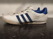 Adidas Bamba Mens Trainers White Blue Size 10 Melangit